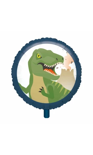 Happy Dinosaur Foil Balloon - 17"