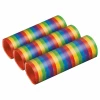 Bright Rainbow Metallic Streamers (0.7 x 400cm) - 3pk
