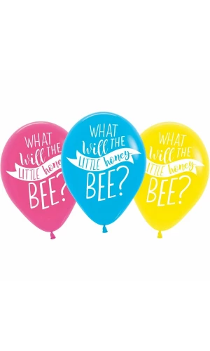 What Will It Bee? 11'' Latex Balloons - 6pk