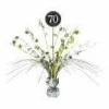 70th Birthday Gold Sparkling Celebration Centerpiece 46cm - 1pk