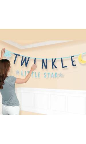 Twinkle Little Star Jumbo Letter Banner Kit - 3.96m (13ft)