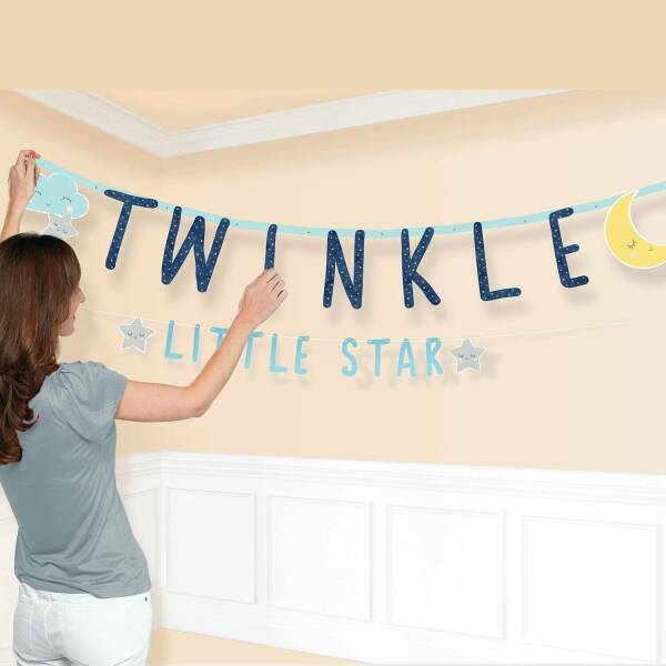 Twinkle Little Star Jumbo Letter Banner Kit - 3.96m (13ft)