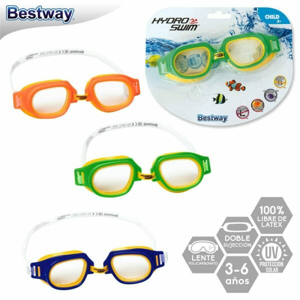 Bestway Hydro Swim Pro Champion Assorted Color Goggles for Age 3-6 Years (Online Only