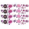 80th Pink Sparkling Celebration Confetti – 34g