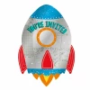 Blast Off Invitations & Envelopes & Stickers (10.7 x 15.8cm) - 8pk