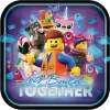 Lego Movie 2 Squared Paper Squared Plates (22.8cm x 22.8cm) - 8pk