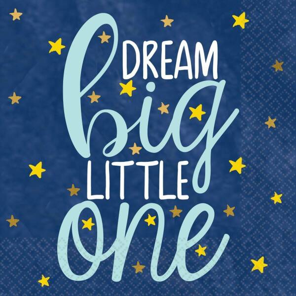 Twinkle Little Star Napkins 25 x 25 cm - 16pk