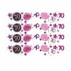 70th Pink Sparkling Celebration Confetti – 34g