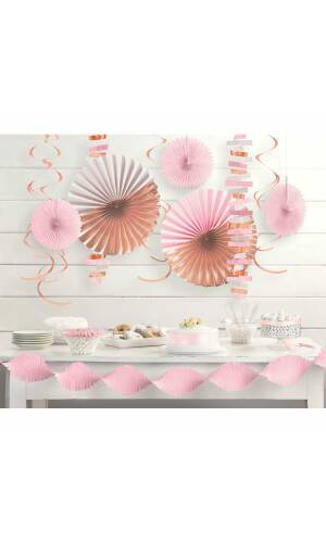 Rose Gold Blush Decorating Kit - 14pk