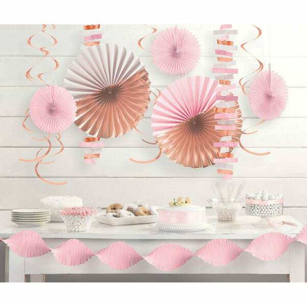 Rose Gold Blush Decorating Kit - 14pk
