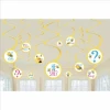 What Will It Bee? Hanging Swirl Decorations - 12pk