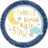 Twinkle Little Star Paper Plates Round (26.7 cm) - 8pk