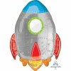 Blast off Birthday SuperShape Foil Balloon - 21" x 29" (53cm x 73cm)
