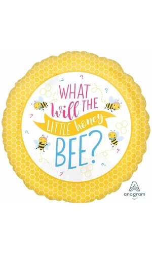 What Will it Bee Foil Balloon - 17"