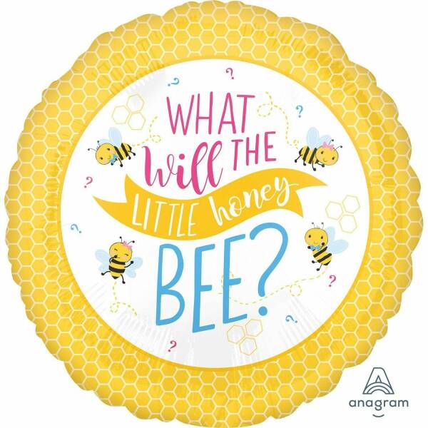 What Will it Bee Foil Balloon - 17"