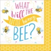 What Will It Bee? Beverage Napkins 25cm x 25cm - 16pk