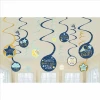 Twinkle Little Star Swirl Decorations - 12pk