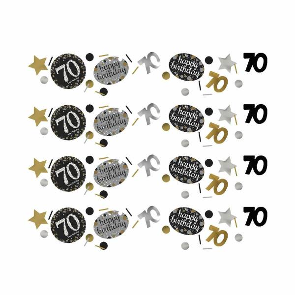 70th Gold Sparkling Celebration Confetti – 34g