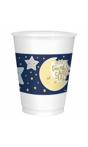 Twinkle Little Star Plastic Cups 473ml - 25pk