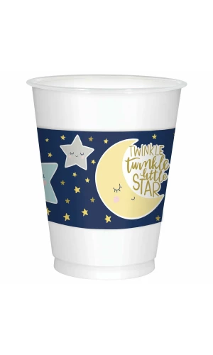 Twinkle Little Star Plastic Cups 473ml - 25pk
