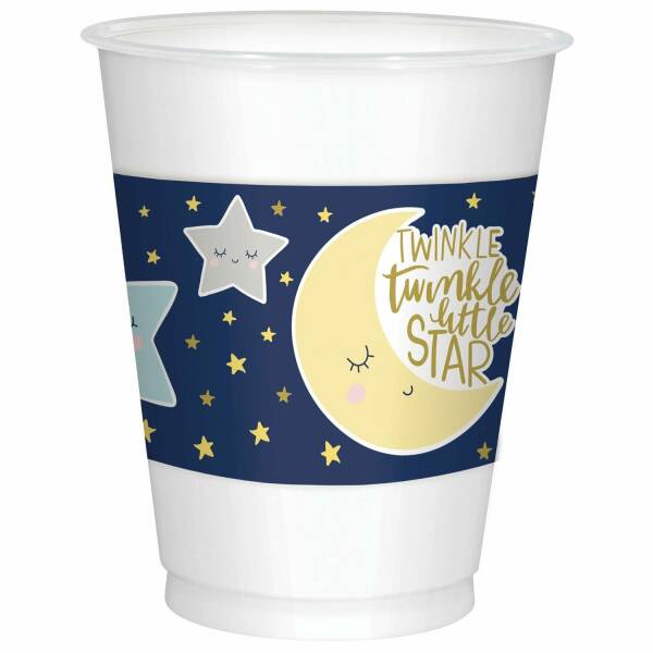 Twinkle Little Star Plastic Cups 473ml - 25pk
