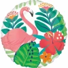 Hawaiian Flamingo Tropical 17" -  Foil Balloon