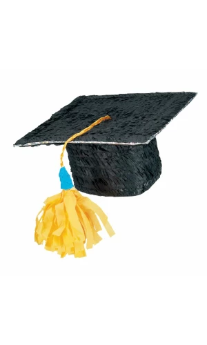 Graduation Mortar Hat Piñata - 33 x 15.2 x 33cm