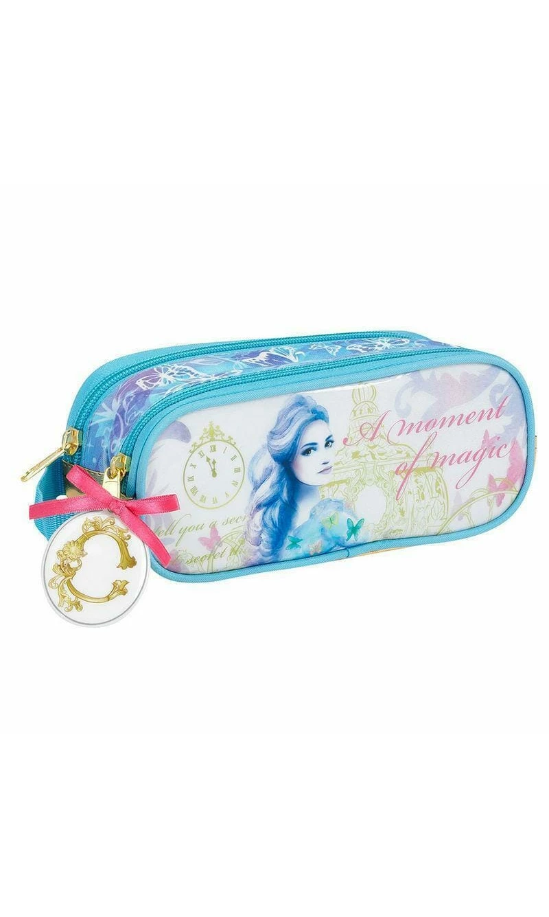 Princess Cinderella Double Pencil Case - 9cm x 23cm