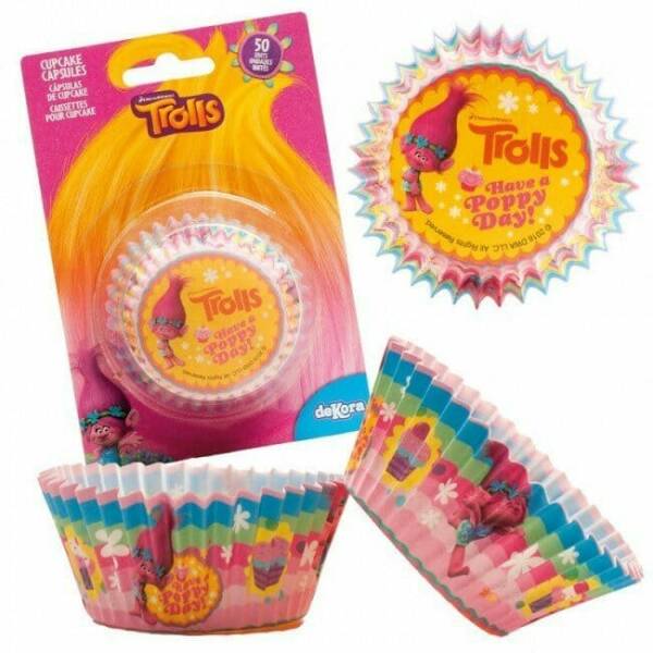 Trolls Cupcake Cases 5.5cm - 50pk