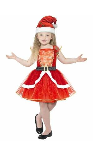 Miss Santa (Light Up Dress) - Age 7 to 9 Years