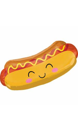 SuperShape XL Hot Dog Foil Balloon - 83cm x 38cm