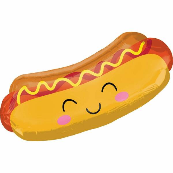 SuperShape XL Hot Dog Foil Balloon - 83cm x 38cm