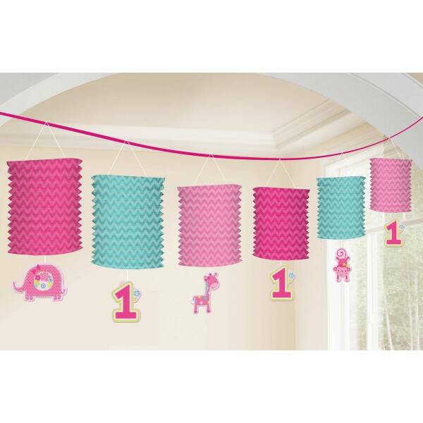 Fun To Be One Girl Paper Lantern Garland - 3.65m