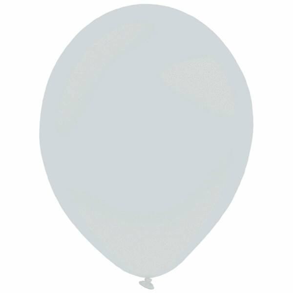 Latex Balloon Decorator Silver Metallic 13 cm / 5 Inches