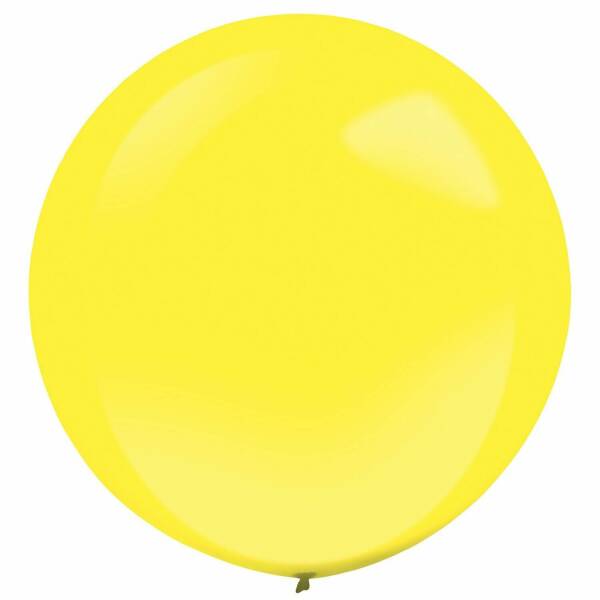 Everts Latex Balloon Yellow Sunshine Standard - (24"/60cm)