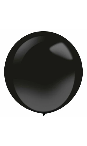 Everts Latex Balloon Jet Black Fashion - (24"/60cm)