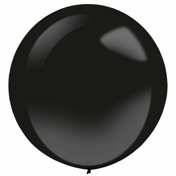 Everts Latex Balloon Jet Black Fashion - (24"/60cm)