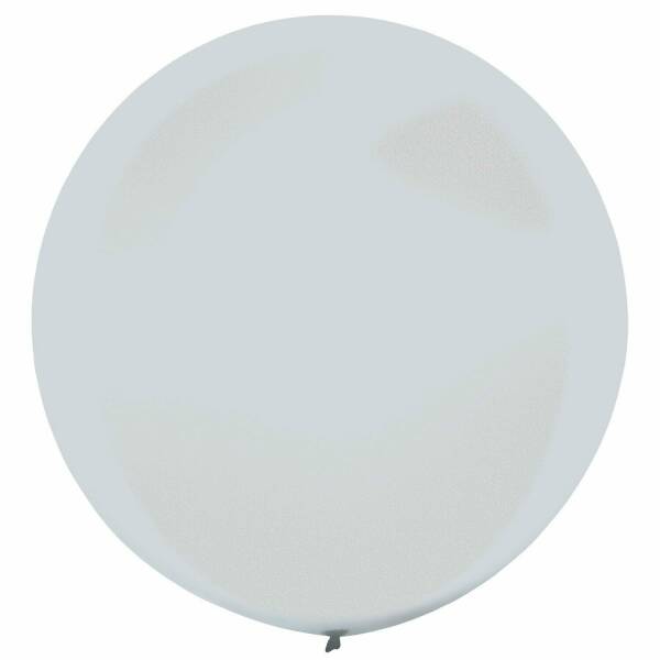Everts Latex Balloon Silver Metallic - (24"/60cm)
