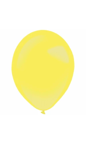 Everts Latex Balloon Yellow Sunshine Metallic - (11"/28cm)