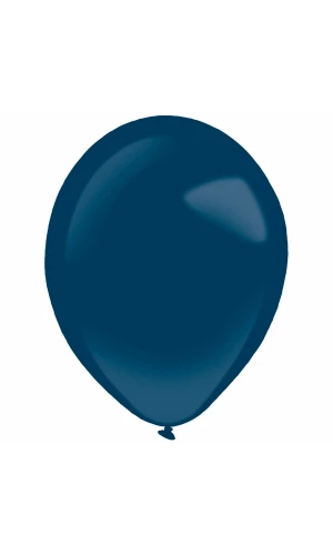 Everts Latex Balloon Navy Flag Blue Metallic - (11"/28cm)