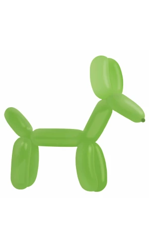 Everts Balloon Modelling Festive Green Standard E260 - 100pk