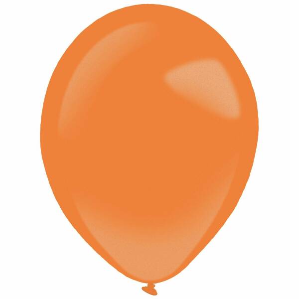 Everts Latex Balloon Tangerine Metallic - (11"/28cm)