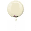 Iridescent Pearl Ivory Round Foil Balloon 18"