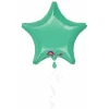 Winter Green Star Foil Balloon 18''