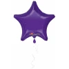 Quartz Purple Star Foil Balloon 18''