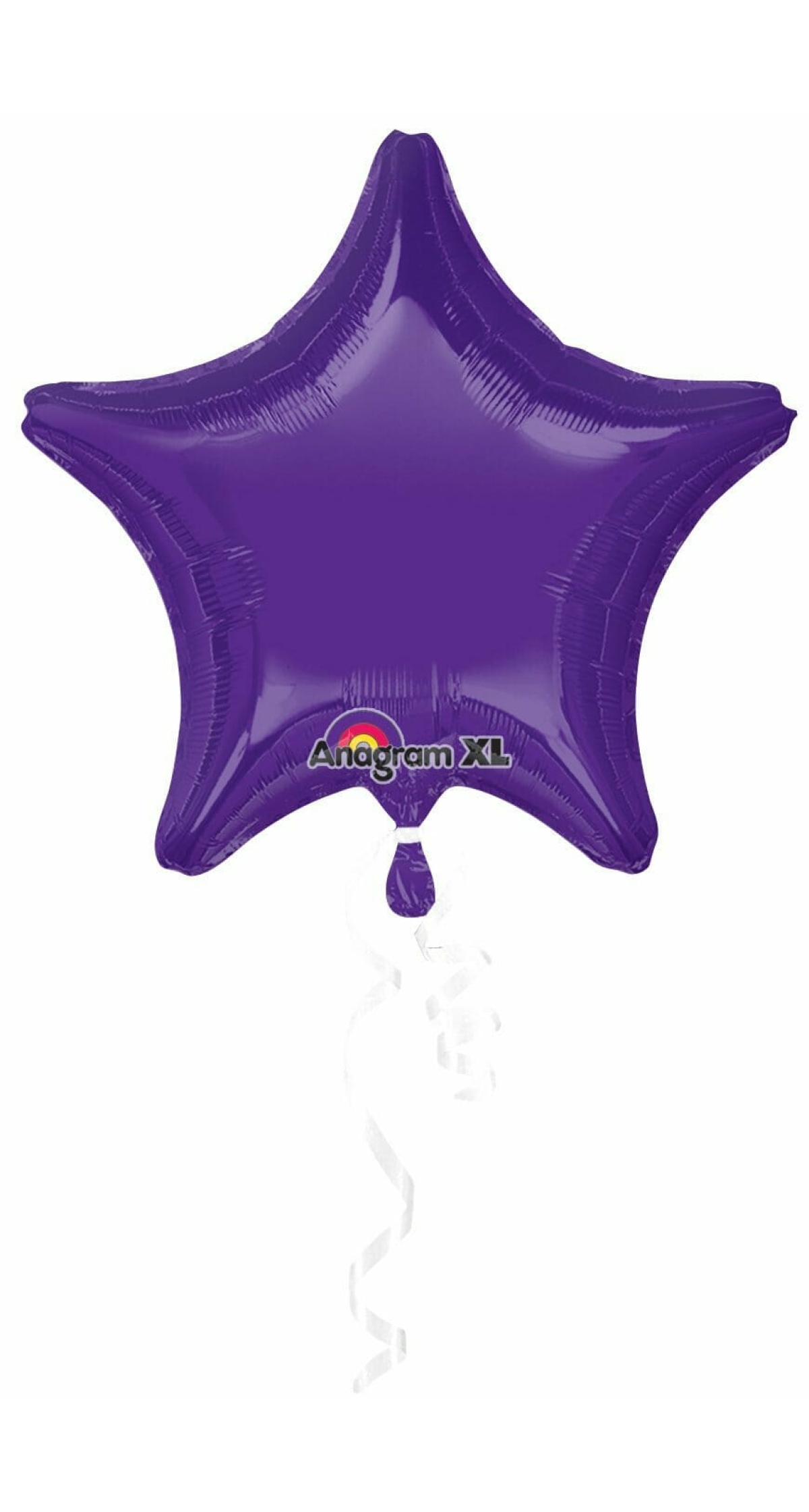 Quartz Purple Star Foil Balloon 18''