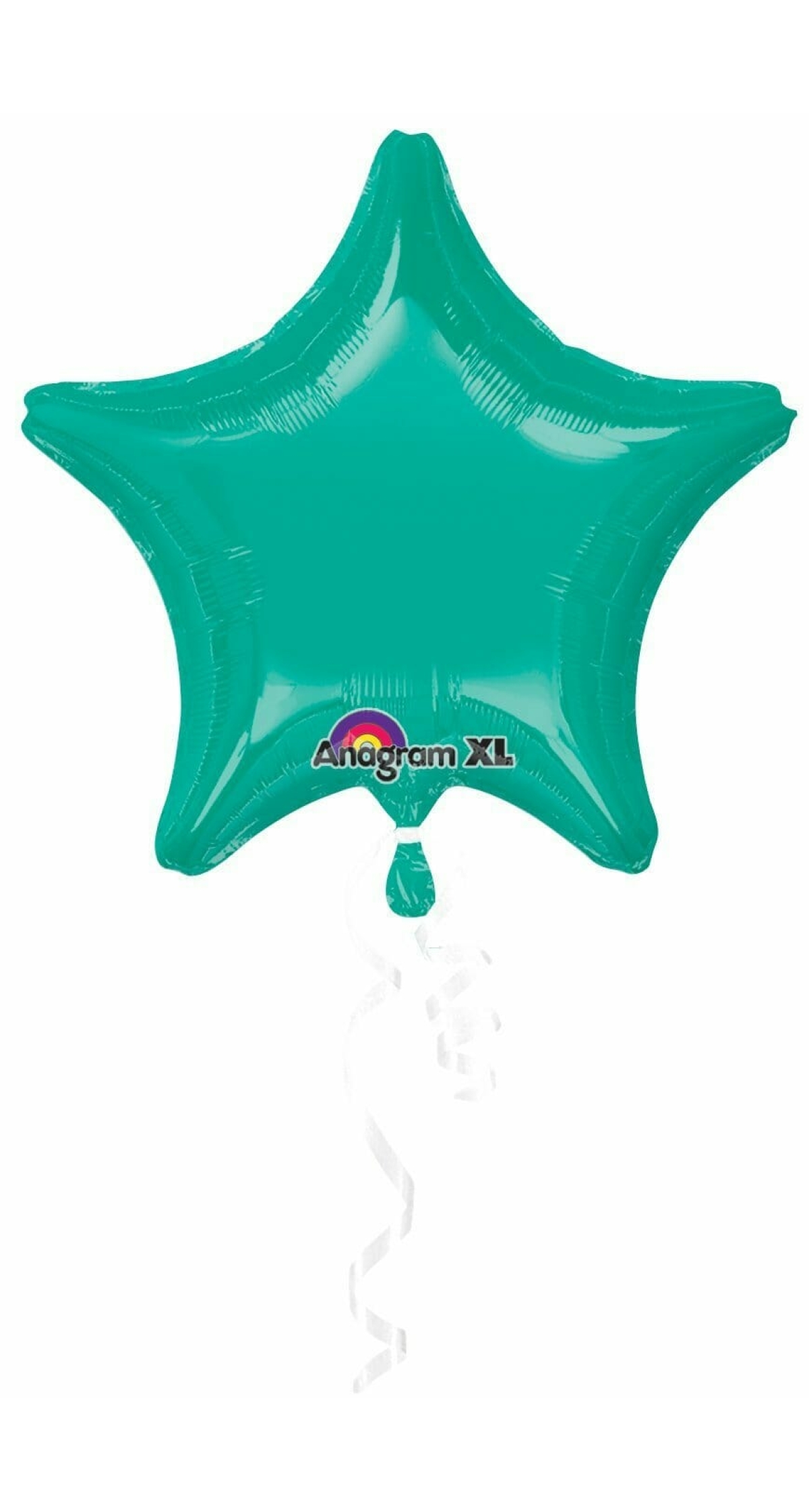 Teal Star Foil Balloon 18''