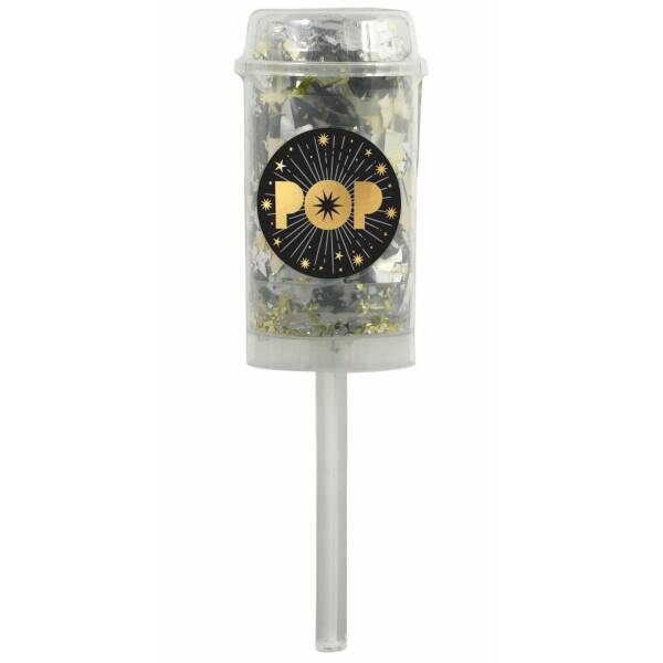Confetti Cannon / Popper Push Pop  - 18.4cm