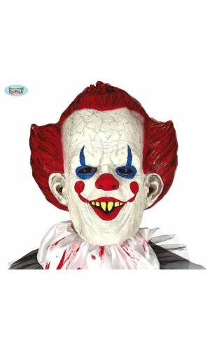 Latex Synister IT Clown Mask - Adult One Size