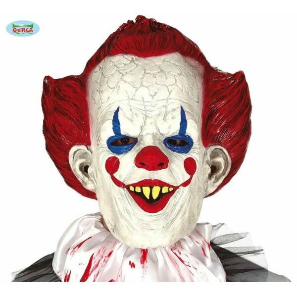Latex Synister IT Clown Mask - Adult One Size